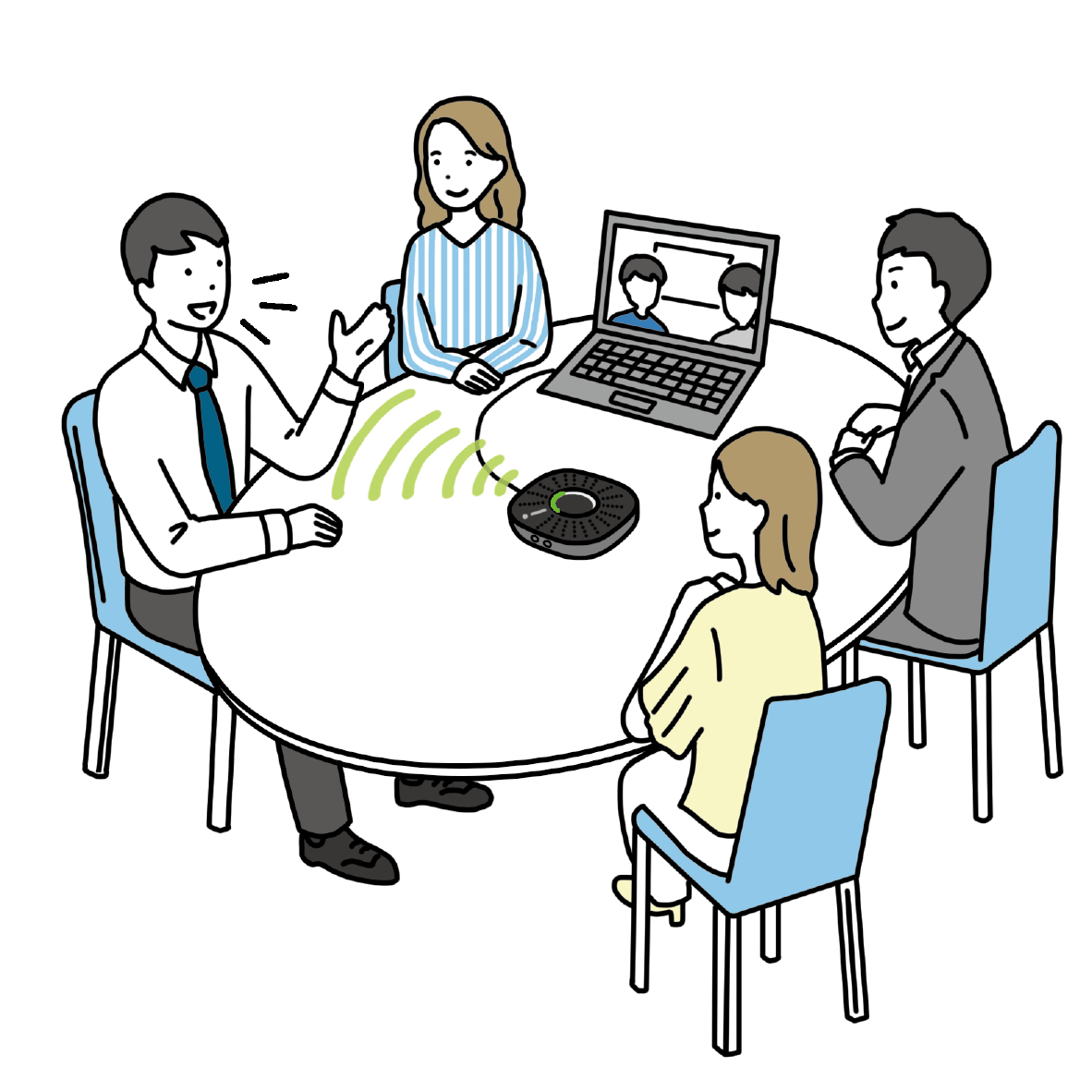 AT-CSP5 可自動追蹤發言者的聲音