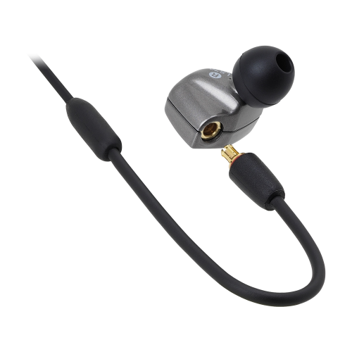 ATH-LS70 使用可調節軟管；以及音響專用A2DC*端子的可拆卸式耳機導線