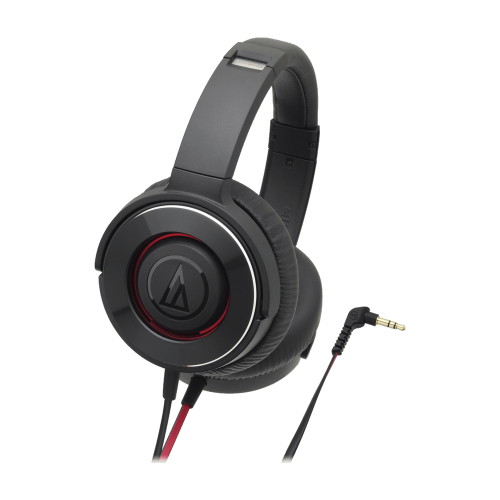 ATH-WS550 便攜型耳機(黑紅)