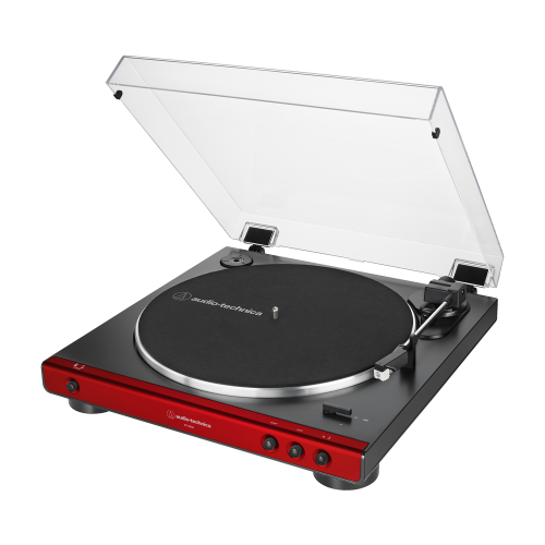 AT-LP60X 全自動播放型黑膠唱盤(紅色)