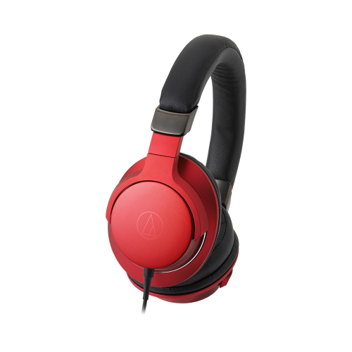 ATH-AR5 便攜型耳罩式耳機 (紅色)