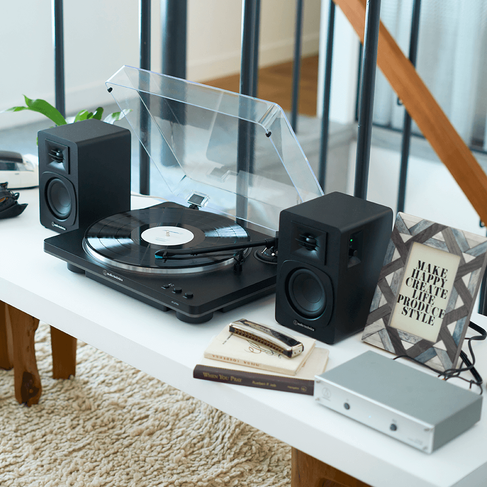 AT-LP70X 全自動皮帶驅動式黑膠唱盤機